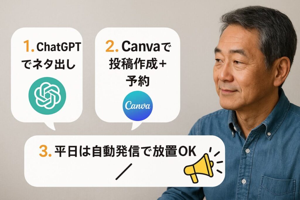 週末だけで完結する副業ルーティンの図解