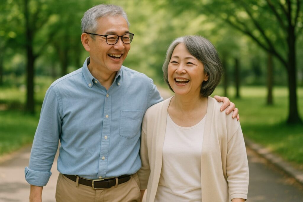 人生の第2ステージを笑顔で歩く夫婦