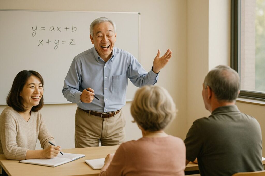 教える喜びの瞬間(少人数教室)