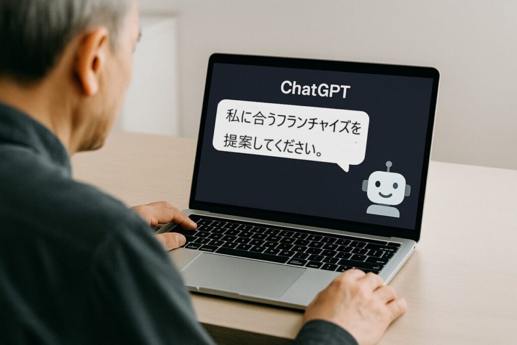 ChatGPTを使って比較・診断しているイメージ（再現性訴求）
