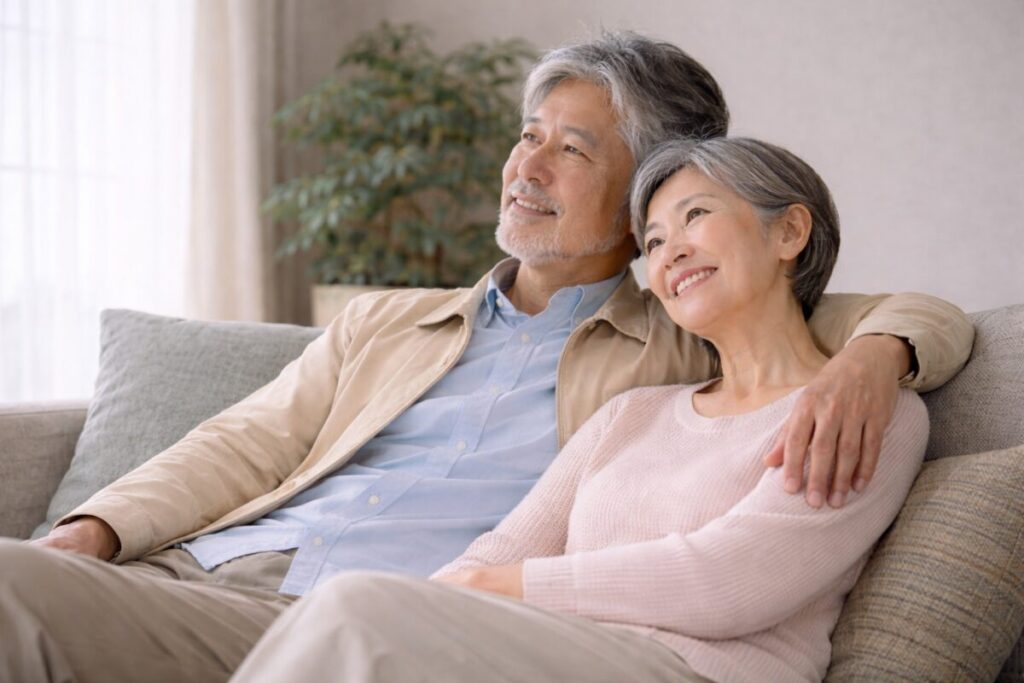 穏やかな暮らしを楽しむ60代後半の日本人夫婦