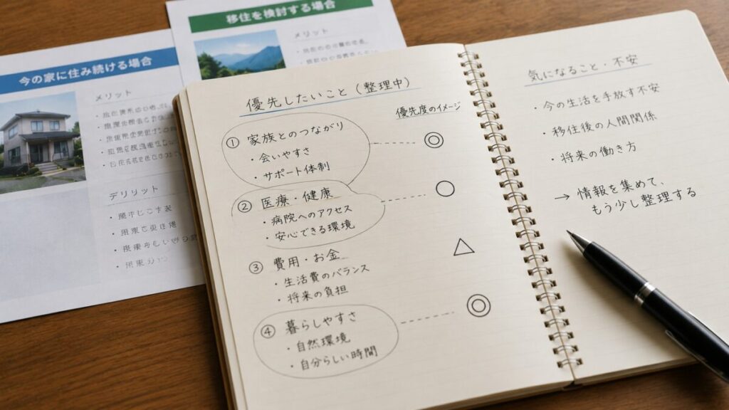 優先順位が見え始めたノート