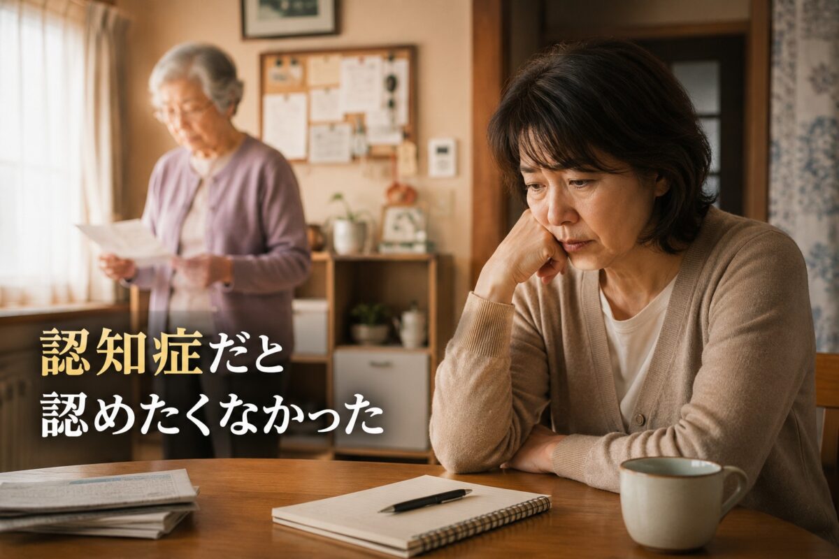 認知症だと認めたくなかった