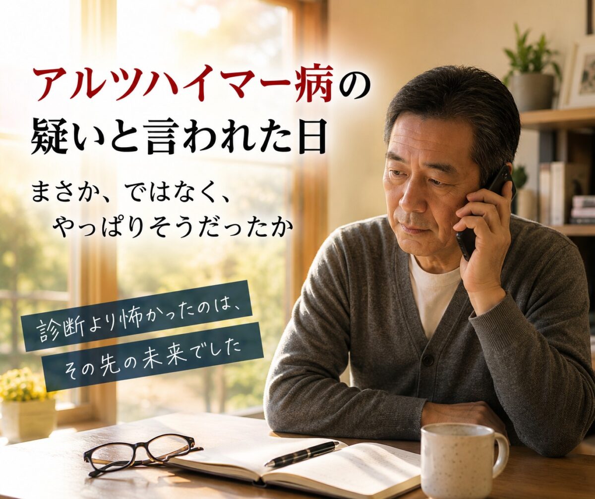 母がアルツハイマー病の疑いがあると聞いた時