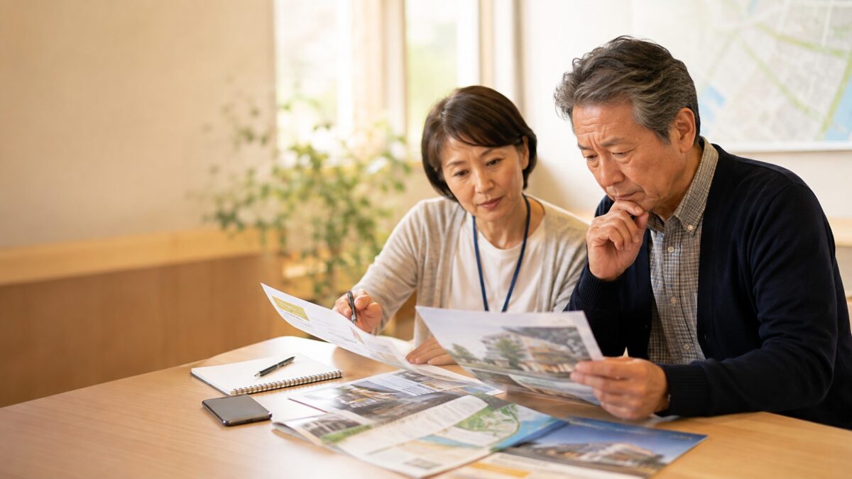 親のこれからを考え、いくつもの条件の中から納得できる施設を探そうとしている息子の迷い